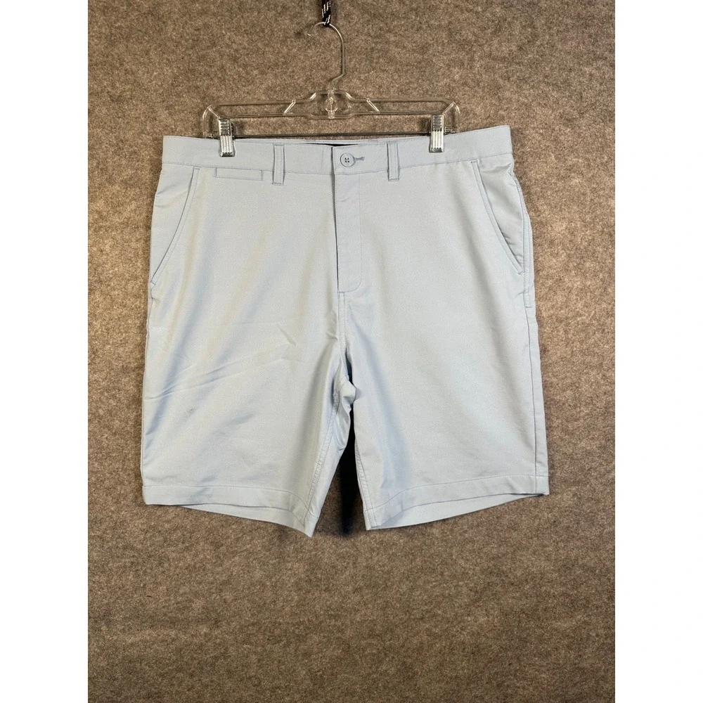 Johnnie-O Sterling Mens Golf Shorts Light Blue Stretch‎ JMSH1070 Size 36